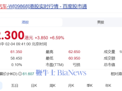 小鹏汽车1月销冠，股价大涨6.59%！