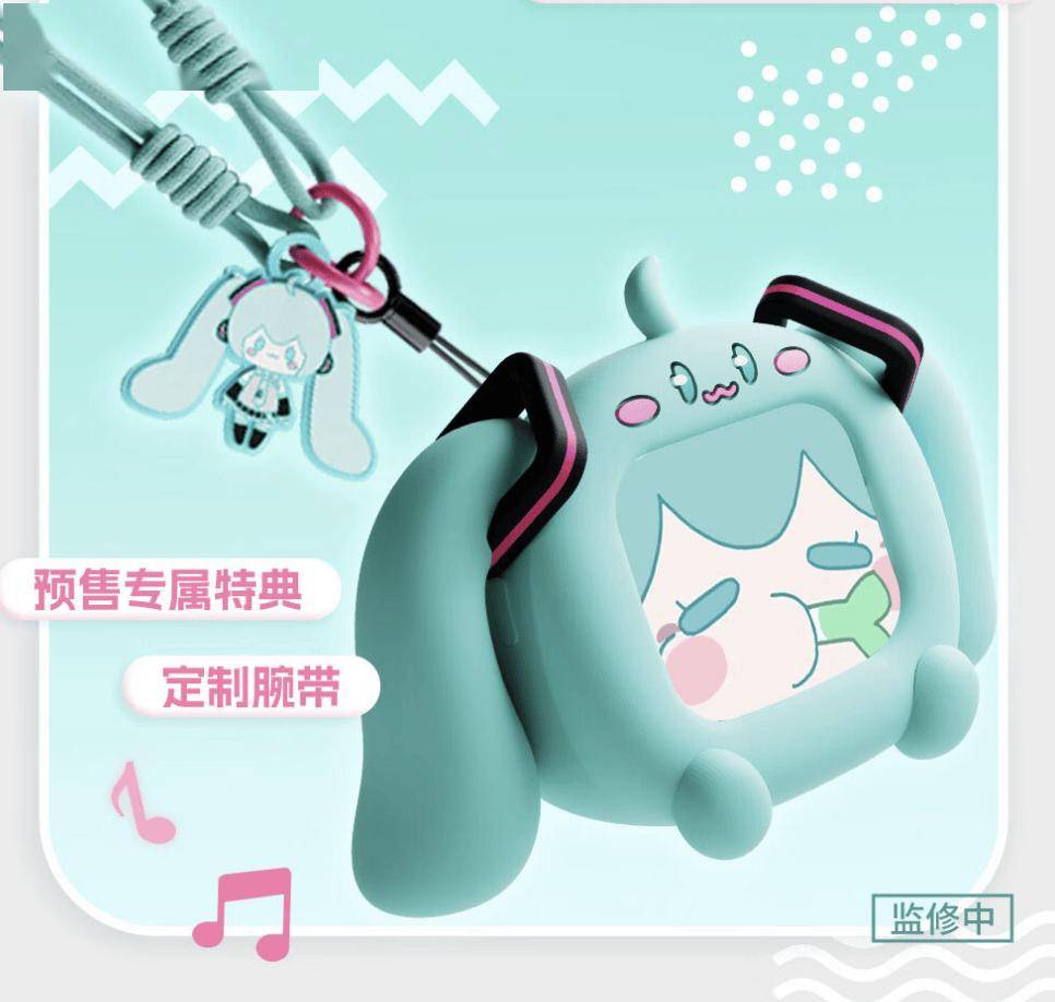 bilibiligoods初音未来cube face lcd触控tws耳机